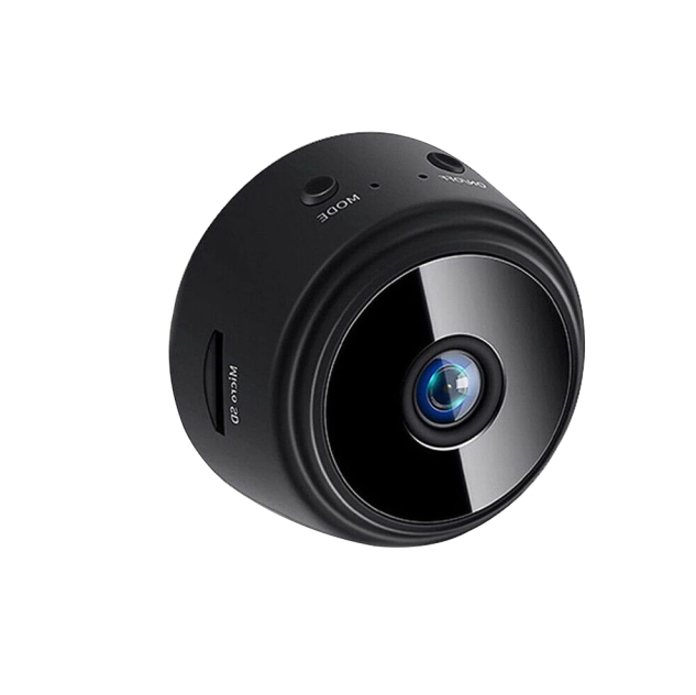 Mini-wifi-beveiligingscamera met 1080p HD, nachtzicht en audio