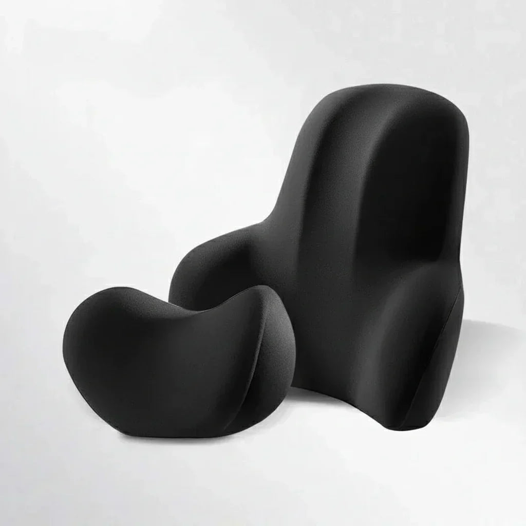 Poduszka z pianki memory do podparcia szyi i lędźwi dla ergonomicznego komfortu siedzenia - Fioriscas
