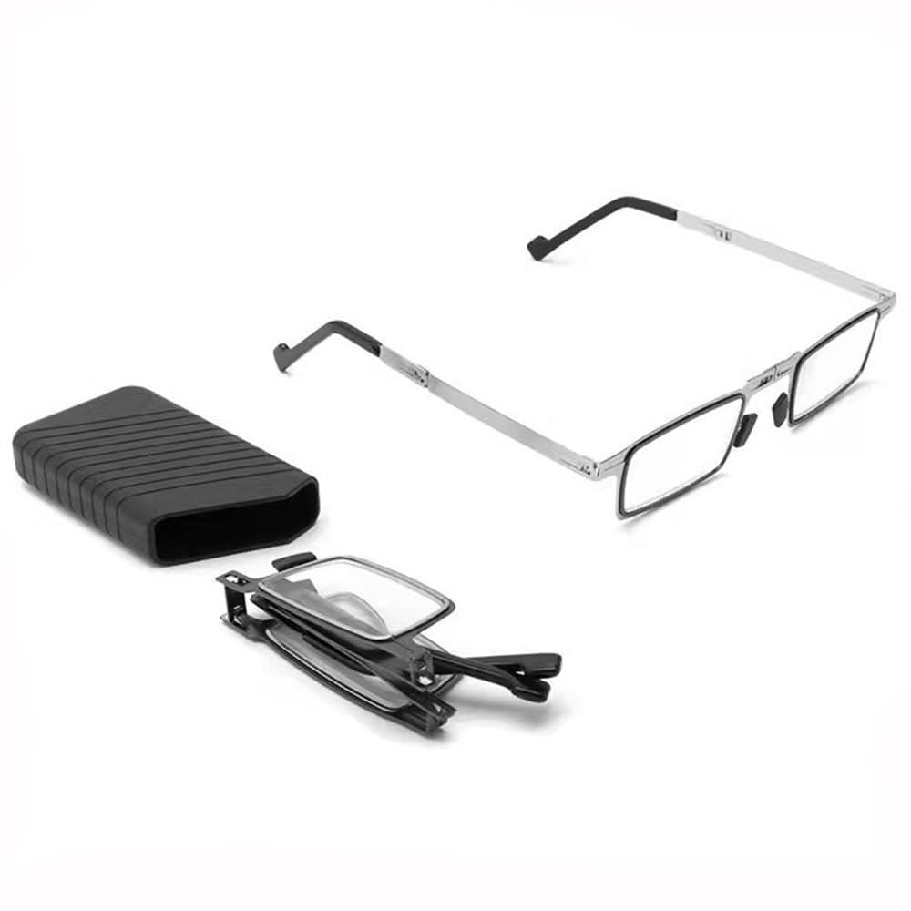 Faltbare Lesebrille mit Blaulichtfilter und kompaktem Etui - Fioriscas