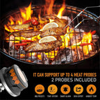 Thermomètre à viande sans fil pour barbecue et grill - Fioriscas