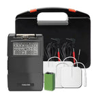 Dual-Channel TENS EMS Muscle Stimulator With 4 Electrode Pads
