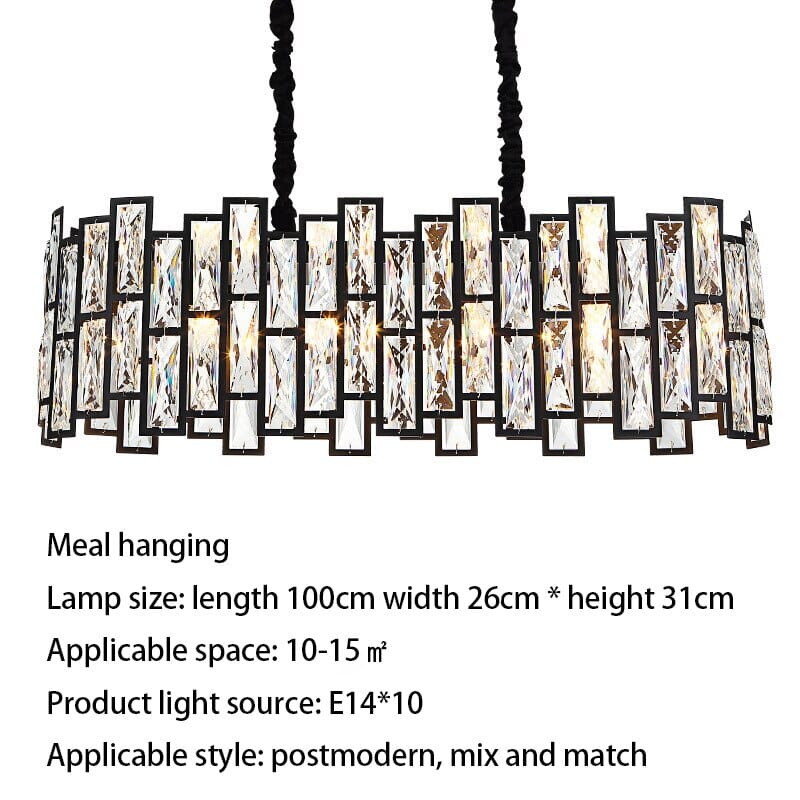 K9 Crystal Chandelier, Kylar Arden Collection With Dimmable LED