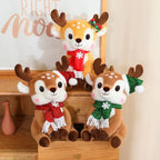 Charmante poupée de Noël en peluche au design de dessin animé - Fioriscas