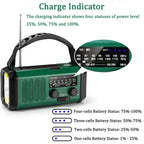 SolioGuard Hand-Crank Emergency Radio, Solar & USB Charging, NOAA Alerts