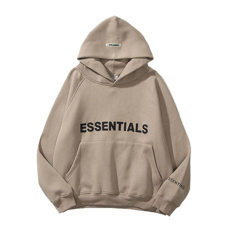 Essentials | Fear of God | Vetoketjullinen huppari kengurutaskulla