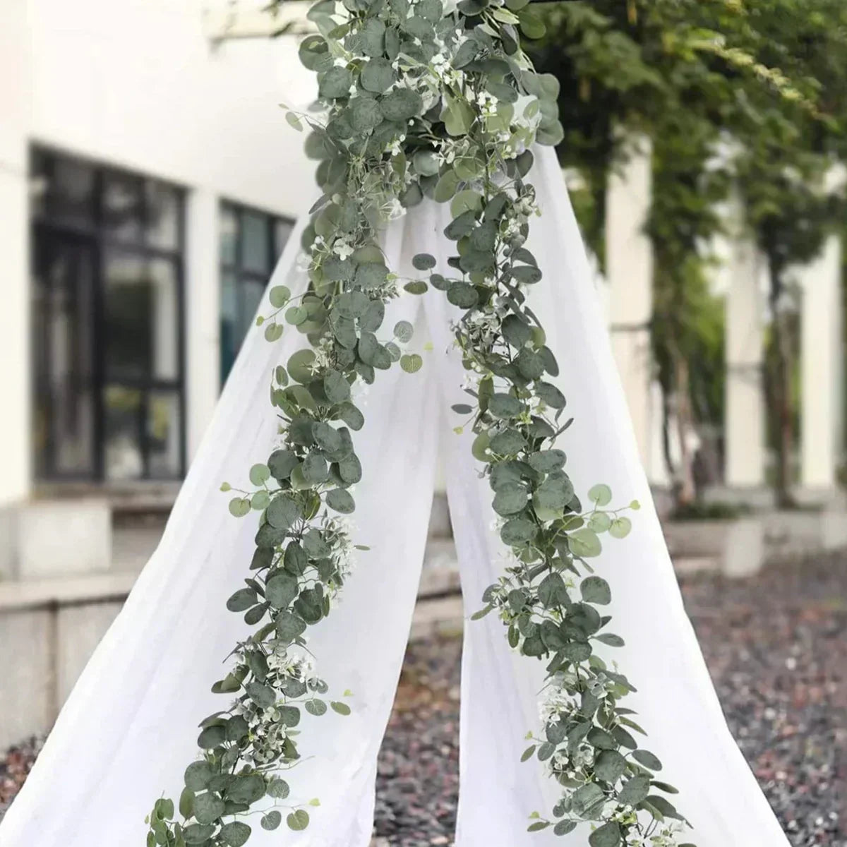 Eucalyptus Garland Set | 2 Pieces | 180 cm | Realistic & Maintenance-Free