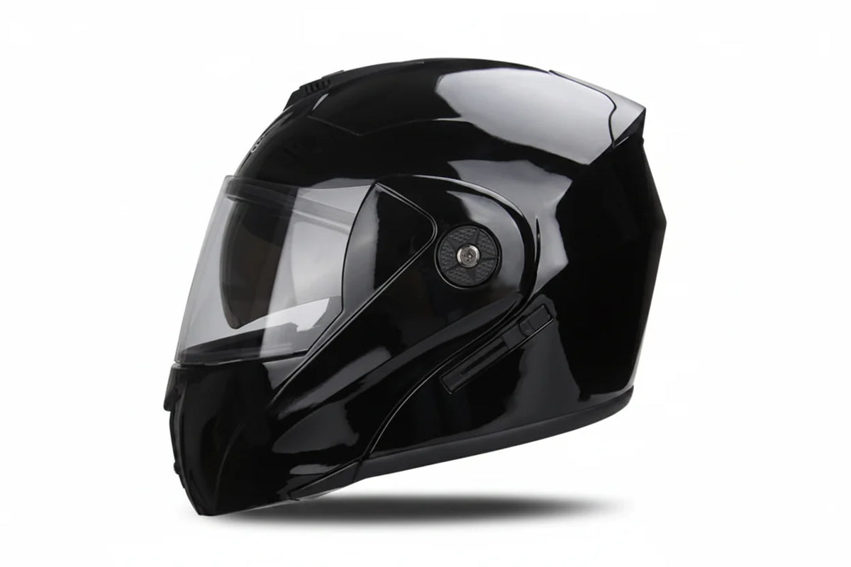 Modułowy kask motocyklowy z podwójną szybą, certyfikowany DOT | Fioriscas