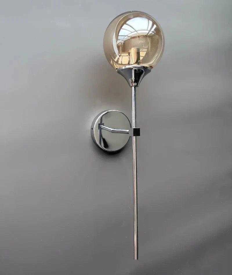 Vägglampa i pläterad metall, Maren-kollektionen, 10 ytbehandlingar