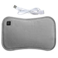 Nahřívací podložka, přenosný ohřívač s dobíjením přes USB, světle šedý nebo zelený, CozyGlow
