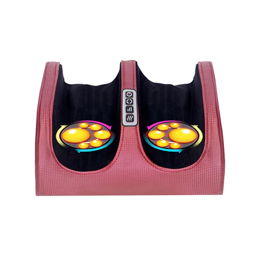Verwarmde shiatsu-voetmassage met kneedmassage voor snelle verlichting