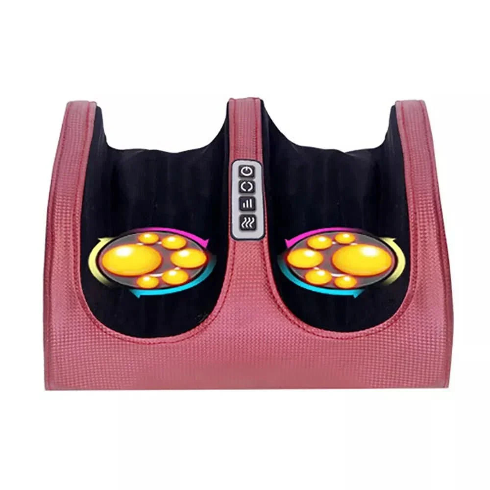 Luxury Shiatsu foot massager with heat function | 12 3D massage balls & timer - Fioriscas