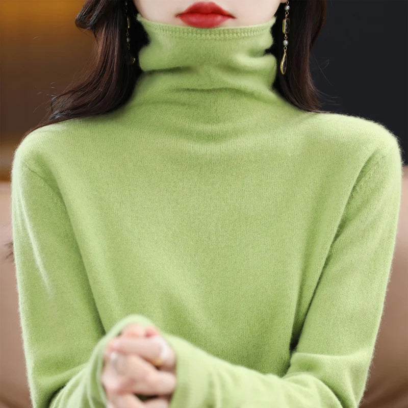 Dámský pulovr z merino vlny, Aurelia Luxe Classic Knit