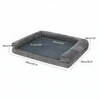 Cuccia ortopedica per cani in memory foam con copertura idrorepellente e comfort morbido - Fioriscas