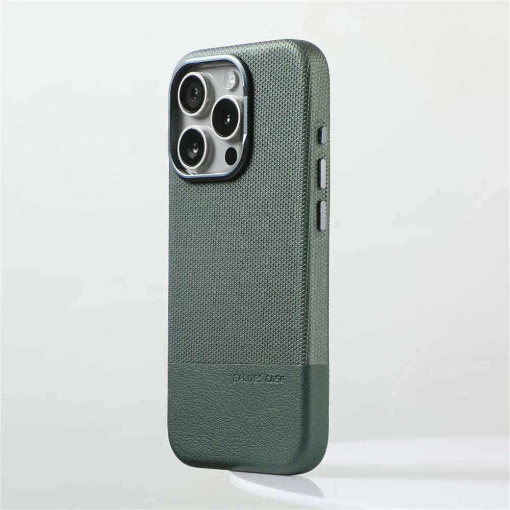 Slim pouzdro na iPhone s dvojitou texturou a MagSafe, Stealth Guard