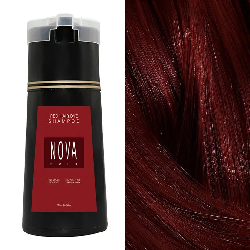 Champô botânico de coloração NovaHair em dez minutos para o cabelo | Fioriscas