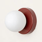 Glass Wall Sconce With G9 Base, Nordic Minimalist Design For Bedroom