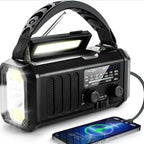 SolioGuard Hand-Crank Emergency Radio, Solar & USB Charging, NOAA Alerts