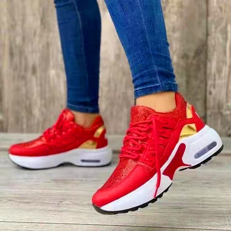 נעלי סניקרס VeloraStep AeroFlex Air-Sole, נוחות מרופדת לכל יום