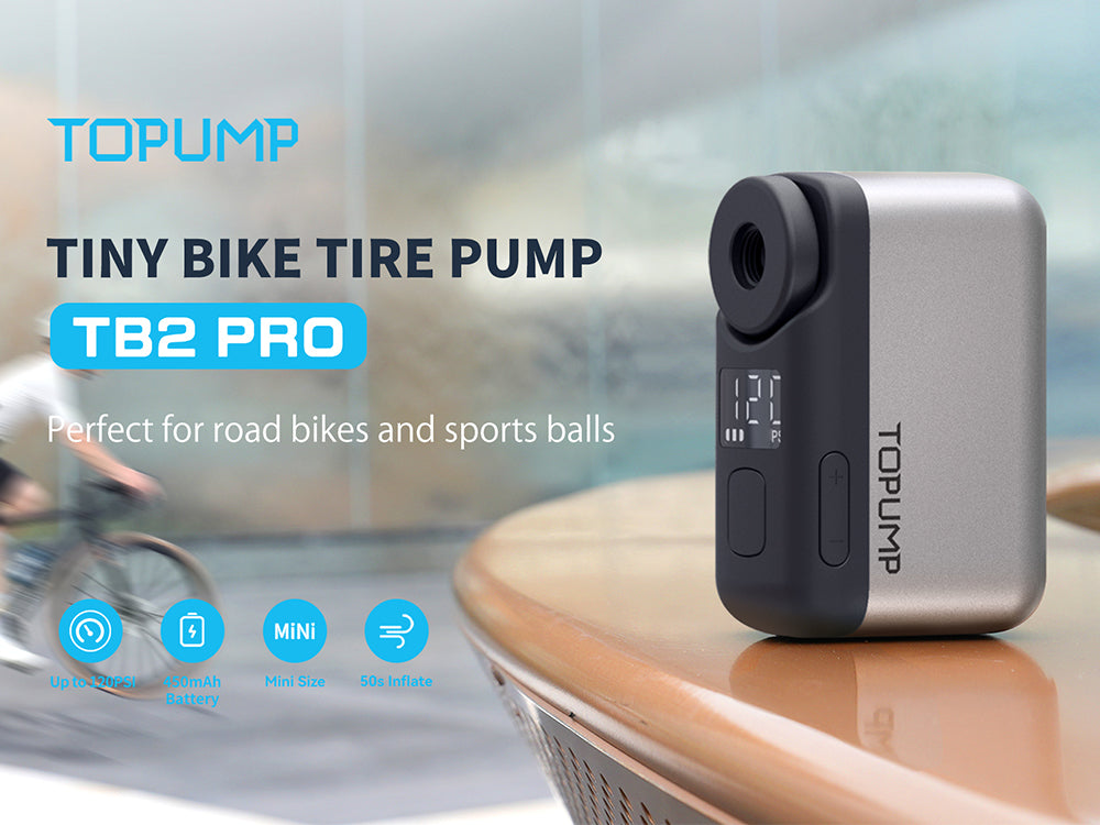 Chytrá elektrická mini pumpička na kolo Pro, přenosný hustič pro cyklisty | Fioriscas
