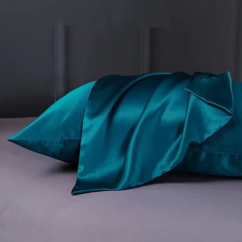 Capa de almofada de seda luxuosa para um sono repousante - Fioriscas