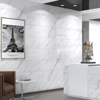 Elegant Self-Adhesive Marble PVC Floor Tiles - Fioriscas