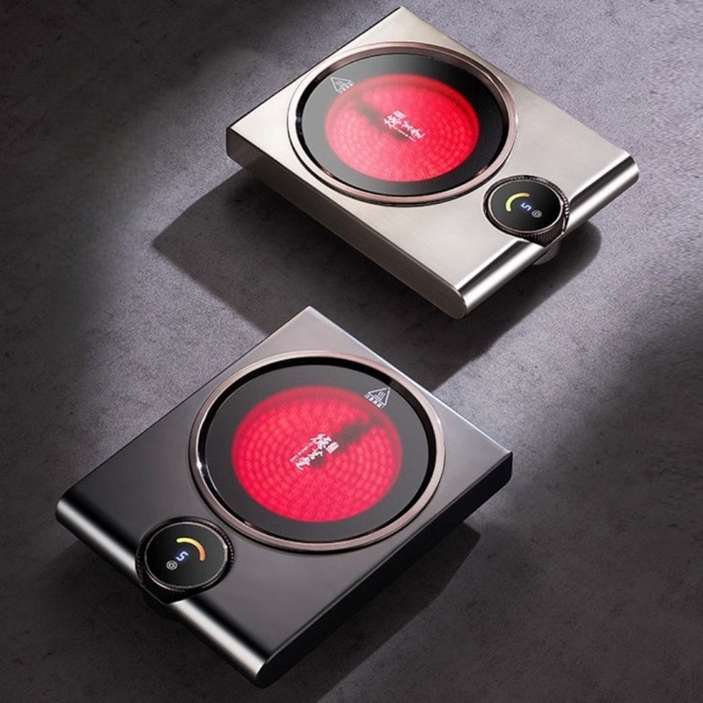 SerenoHeat 1000Wセラミックホットプレート 炭火風の加熱再現、紅茶愛好家向け | Fioriscas