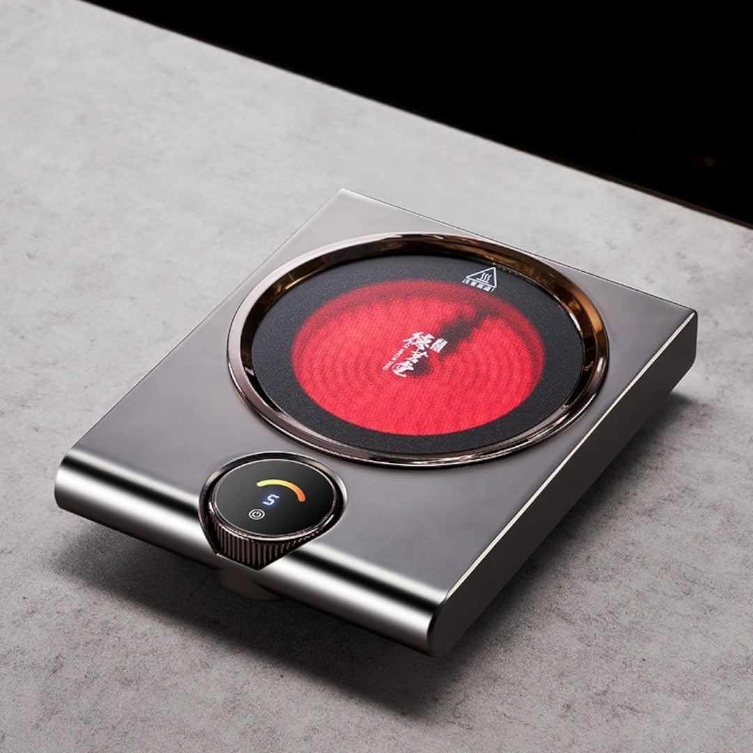 SerenoHeat 1000Wセラミックホットプレート 炭火風の加熱再現、紅茶愛好家向け | Fioriscas
