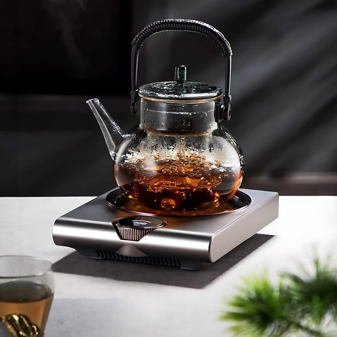 SerenoHeat 1000Wセラミックホットプレート 炭火風の加熱再現、紅茶愛好家向け | Fioriscas