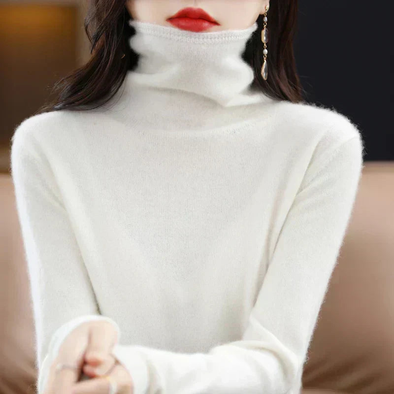 Dámský pulovr z merino vlny, Aurelia Luxe Classic Knit