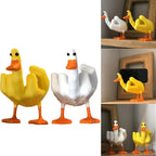 Marvento Resin Duck Figurine for Indoor & Outdoor Display, 6.1 In