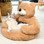 Lit douillet pour chat, sécurisant et confortable - Fioriscas