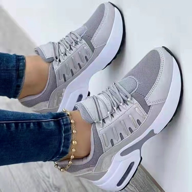 נעלי סניקרס VeloraStep AeroFlex Air-Sole, נוחות מרופדת לכל יום