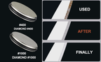 AstraSharp – válečkový brousek na nože s diamantovými kotouči a magnetickou základnou