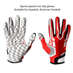 Rutschfeste Baseball- und Fußballhandschuhe mit starkem Grip und schützender Polsterung für Jugendliche und Erwachsene - Fioriscas