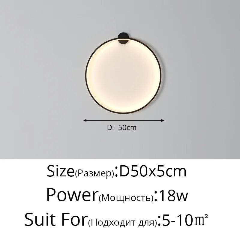 مصباح حائط LED على شكل قمر قابل لتعتيم الإضاءة لغرفة النوم ومساحات المعيشة | Fioriscas