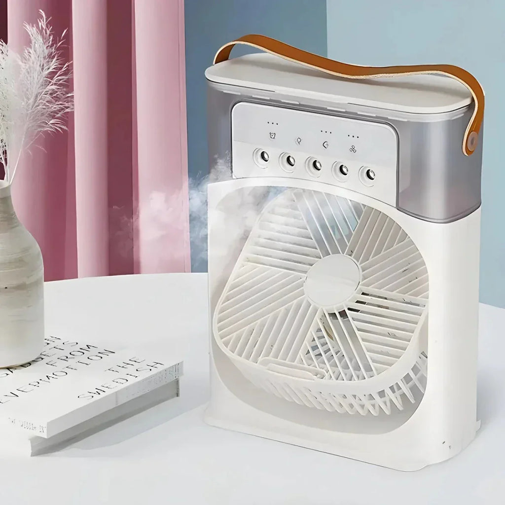 Ventilátor hűtő- és párásítófunkcióval | Fioriscas