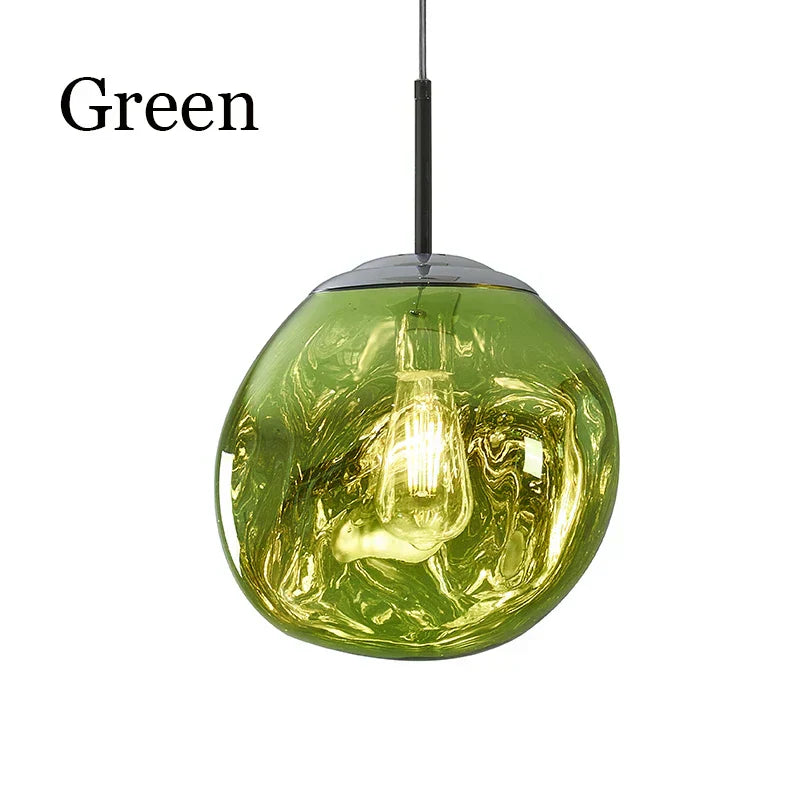 Závěsné svítidlo Lava-Glow s LED, v retro stylu