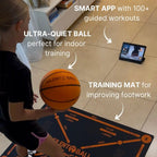 Dribble silencieux et maniement du ballon pour l’entraînement de basketball | Fioriscas