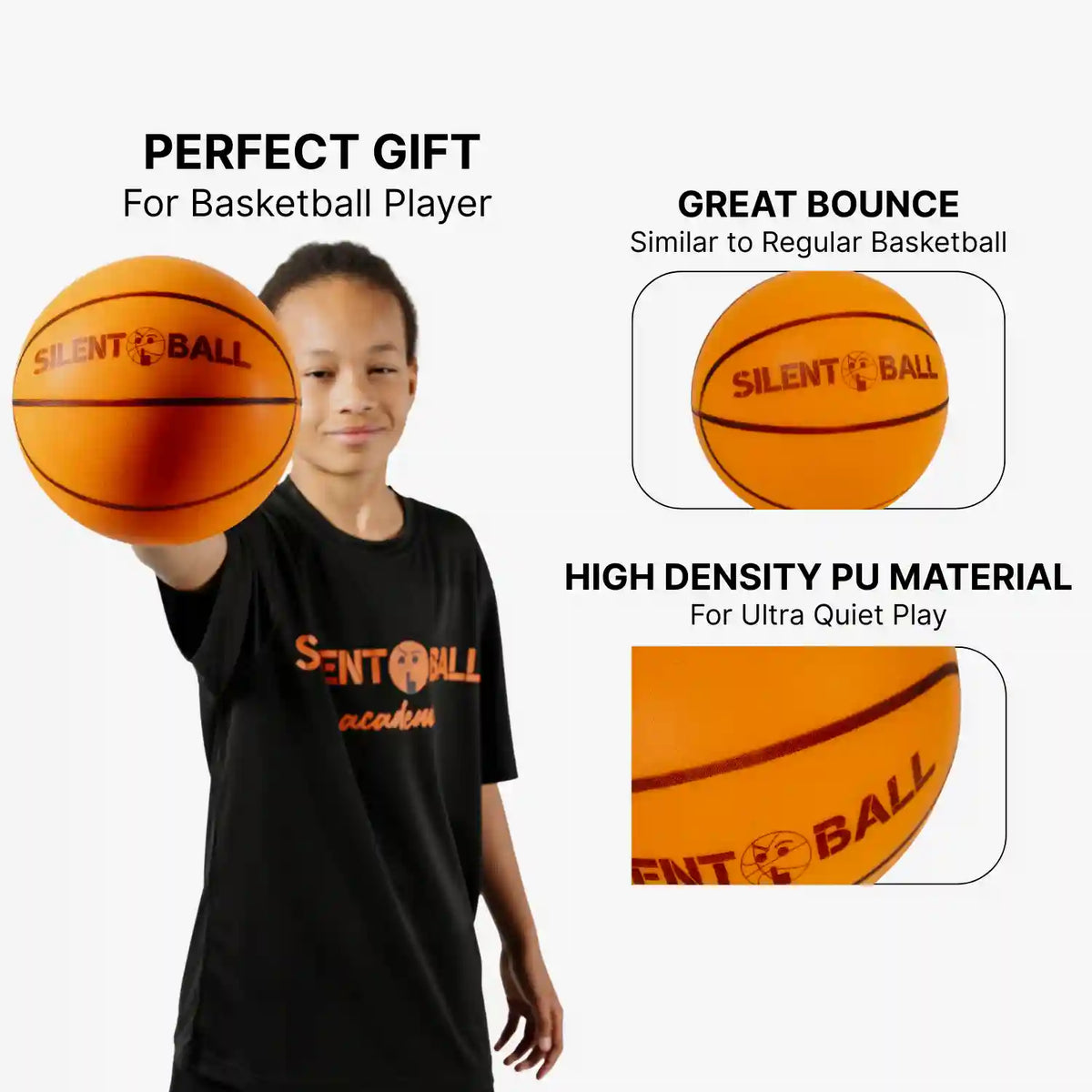 Dribble silencieux et maniement du ballon pour l’entraînement de basketball | Fioriscas