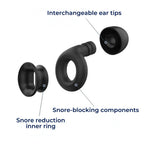 Bouchons d’oreilles de sommeil en silicone, ajustement confortable QuietNest bloquant le bruit