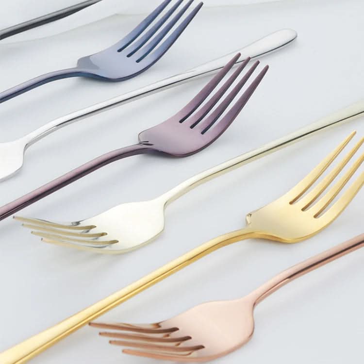 Elegant matgaffel med slitstark, blank beläggning - Fioriscas
