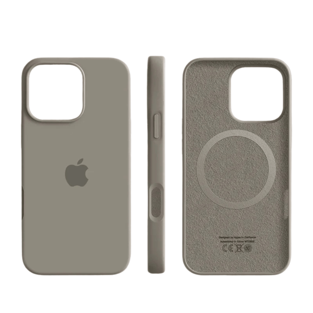 Magnetic silicone case with soft-touch surface for iPhone