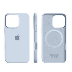 Magnetic silicone case with soft-touch surface for iPhone