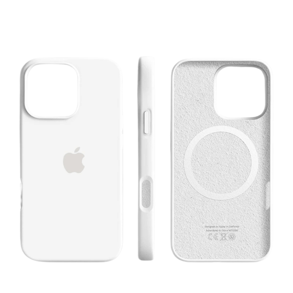 Magnetic silicone case with soft-touch surface for iPhone