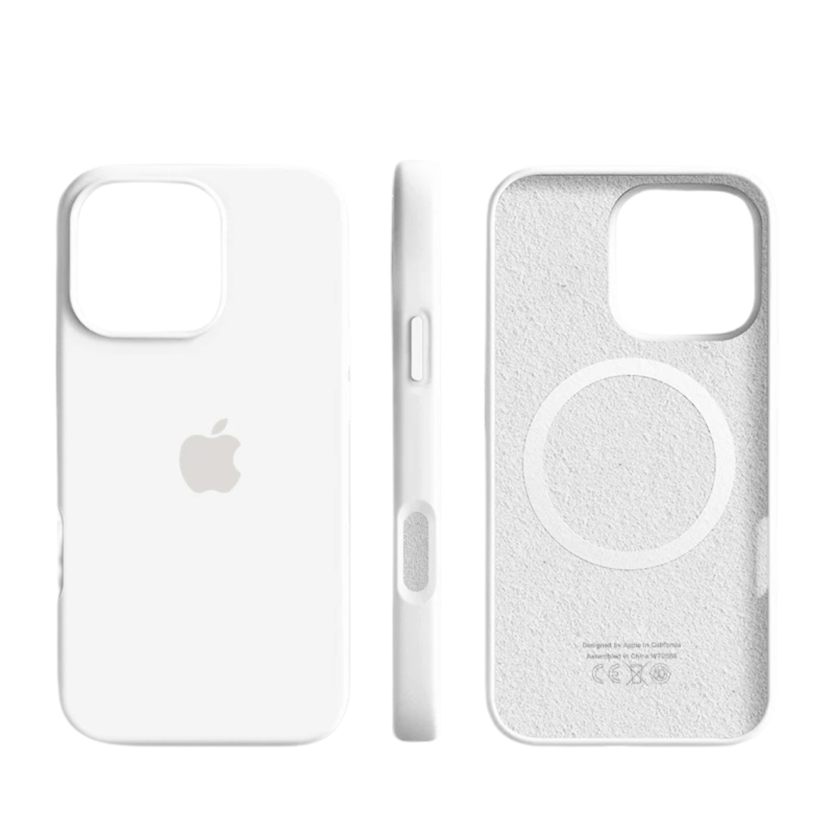 Magnetic silicone case with soft-touch surface for iPhone