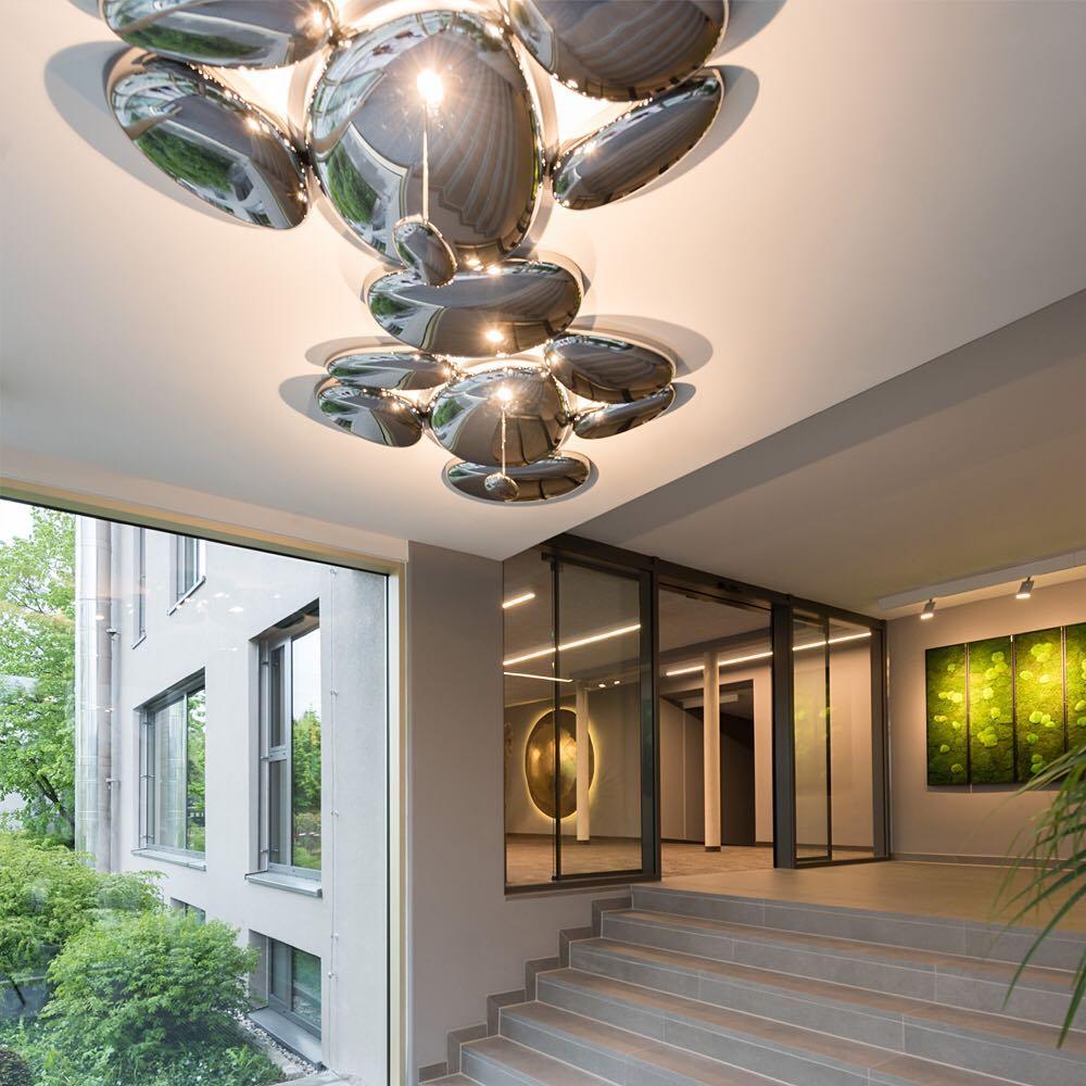 Lava moderne Skydro loftslampe røggrå | Fioriscas