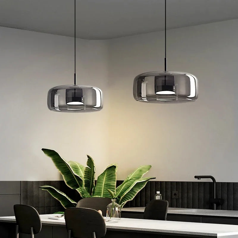 SleekChic koepellamp, matglas, dimbare plafondlamp