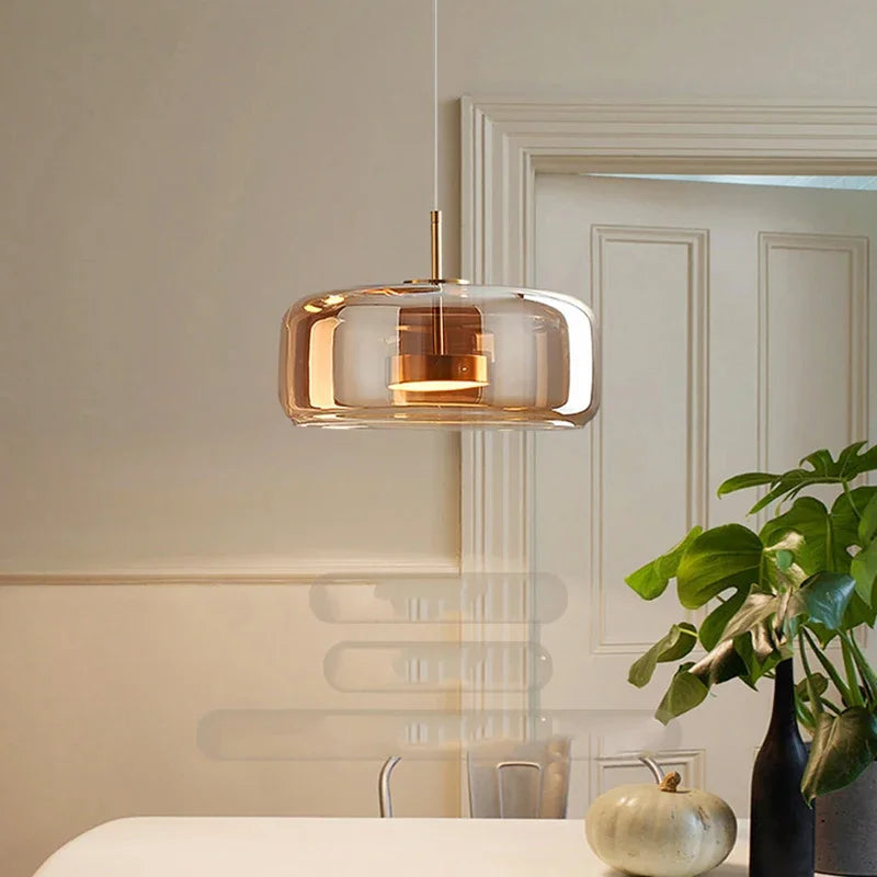 SleekChic koepellamp, matglas, dimbare plafondlamp