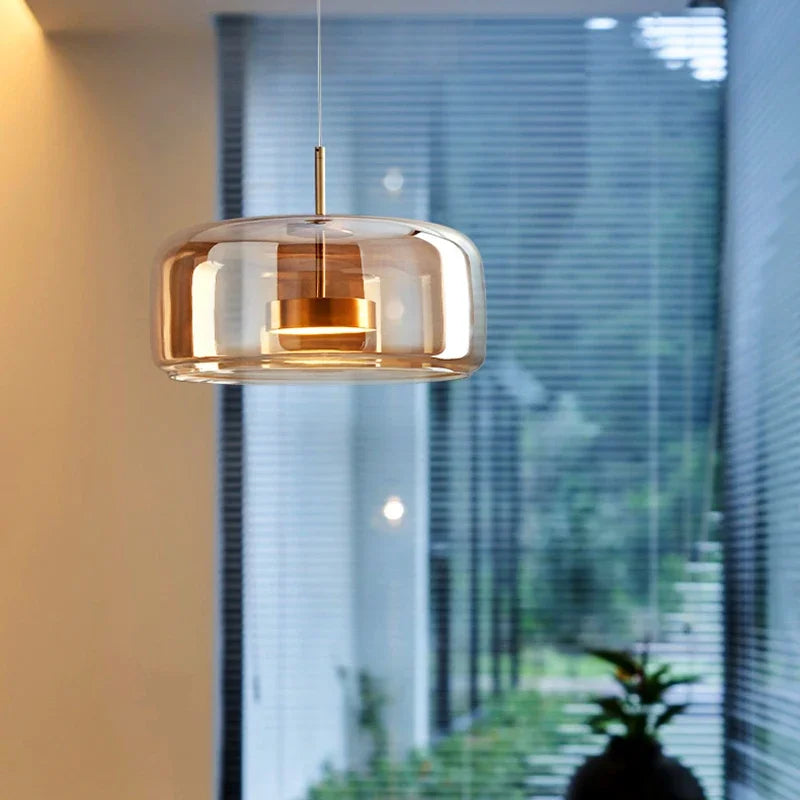 SleekChic koepellamp, matglas, dimbare plafondlamp