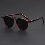 Lunettes de soleil rondes, style vintage Vintara, verres polarisés UV400
